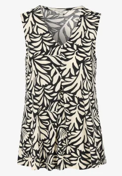 Ærmeløs jerseytop med v-udskæring | Cellbes