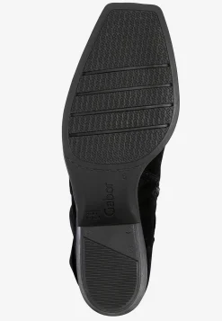 Ruskindsankelstøvle med foldet skaft