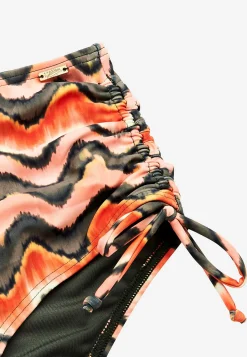 Rynket bikiniunderdel med høj talje