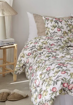 Sengesæt med æbler 150x210 cm