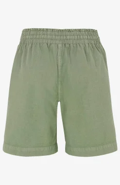 Shorts i vasket bomuld