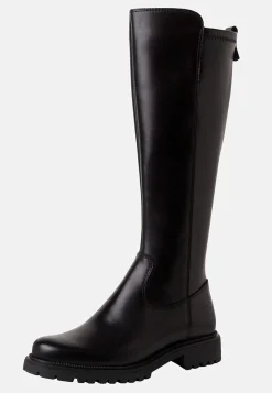 Skindstøvle med bred skaftvidde