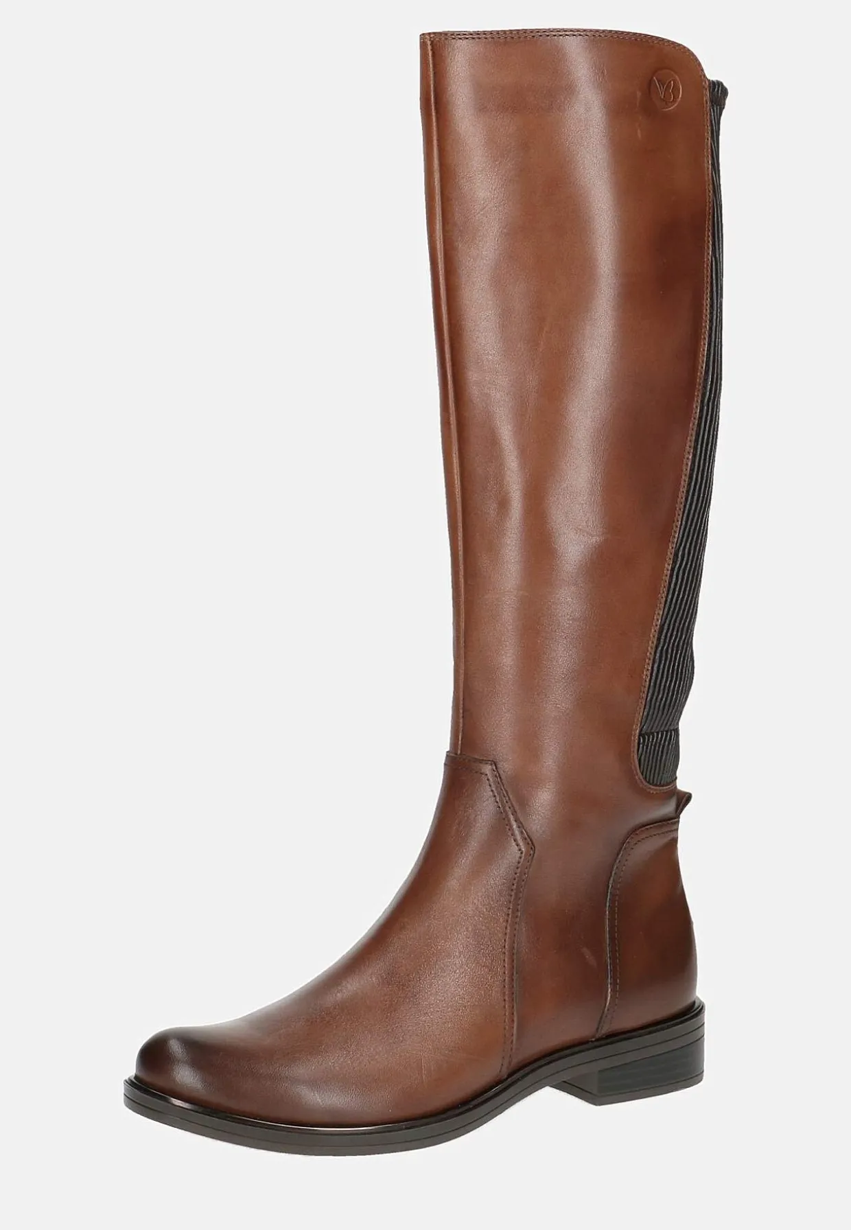 Skindstøvle med bred skaftvidde | Cellbes