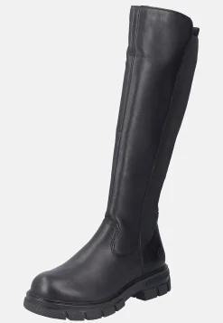 Skindstøvle med skaft med stræk