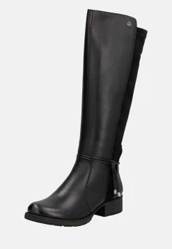 Skindstøvle med skaft med stræk