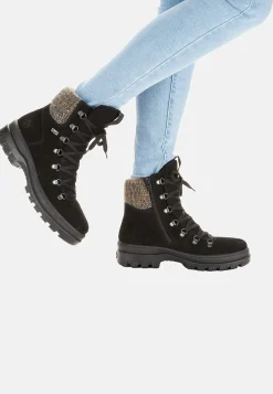 Skindstøvle med udtrækkelige crampons