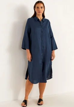 Skjortekjole Premium i hør