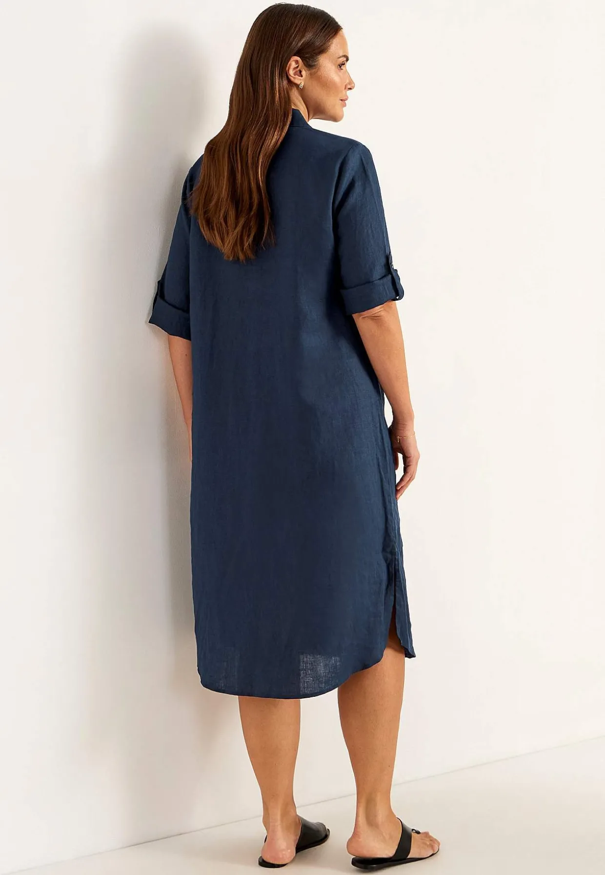 Skjortekjole Premium i hør