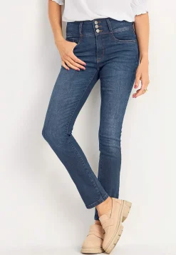 Smalle jeans med høj talje - tre længder Jennifer