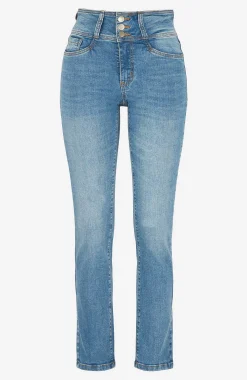 Smalle jeans med høj talje - tre længder Jennifer | Cellbes