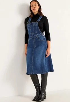Smækkjole i denim
