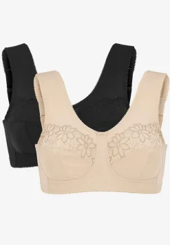 Soft BH med broderi Lily 2-pack