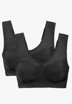 Soft BH med broderi Lily 2-pack