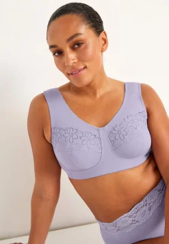 Soft BH med broderi Lily 2-pack