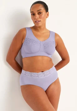 Soft BH med broderi Lily 2-pack