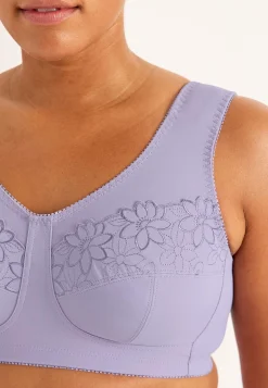 Soft BH med broderi Lily 2-pack