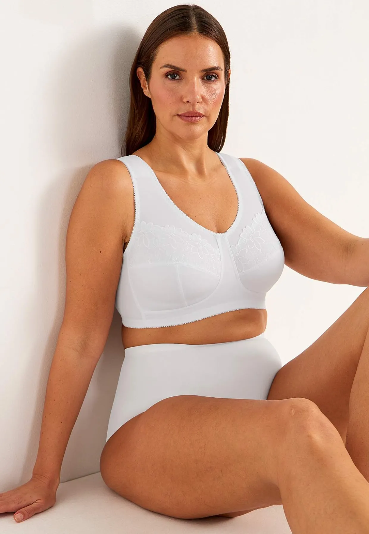 Soft BH med broderi Lily 2-pack