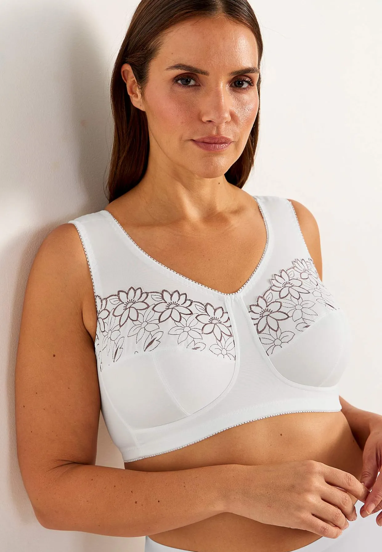 Soft BH med broderi Lily 2-pack