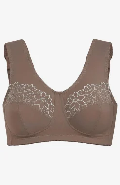 Soft BH med broderi Lily 2-pack
