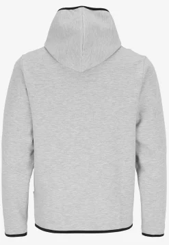 Sporty hættetrøje med lynlås