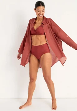 Strandskjorte med foldbare ærmer | Cellbes