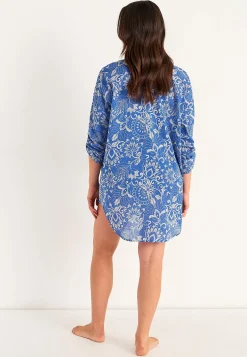 Strandskjorte med foldbare ærmer | Cellbes