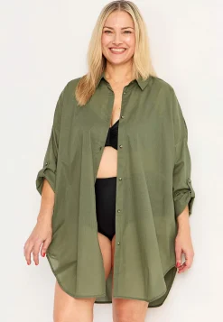 Strandskjorte med foldbare ærmer | Cellbes