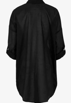 Strandskjorte med foldbare ærmer