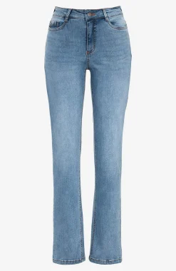 Stretchjeans med lige ben - tre længder Linnea