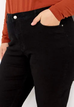 Stretchjeans med lige ben - tre længder Linnea | Cellbes