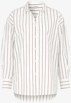 Stribet lang skjorte
