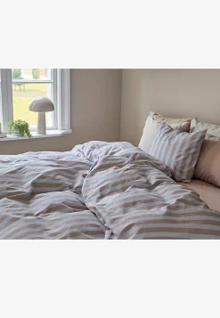 Stribet sengesæt 150x210 cm