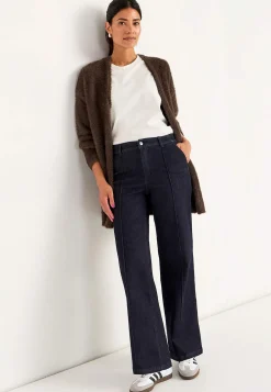 Strikket, åben cardigan