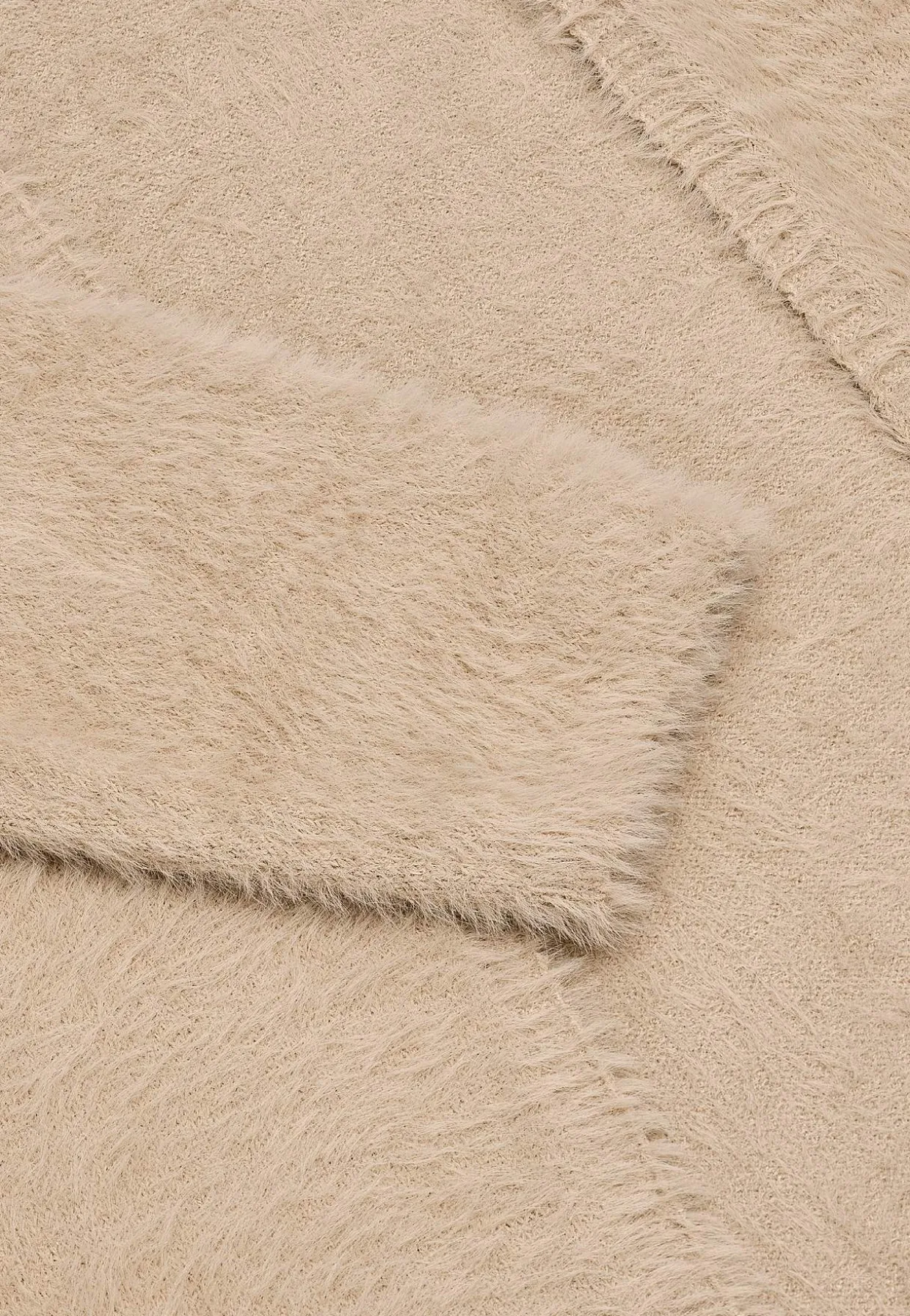 Strikket, åben cardigan