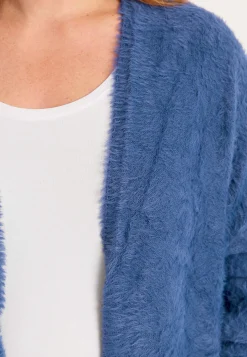 Strikket, åben cardigan