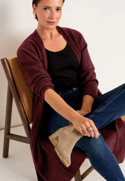 Strikket, lang cardigan