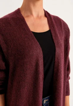 Strikket, lang cardigan