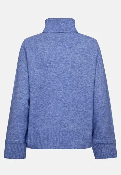 Strikket trøje med krave