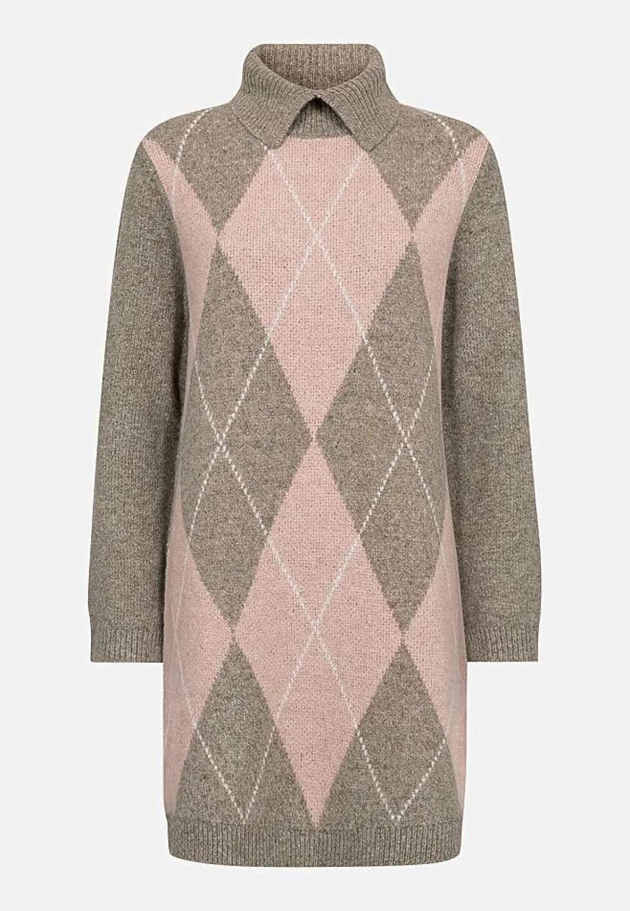 Strikket tunika med krave | Cellbes