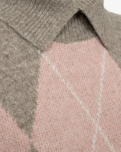 Strikket tunika med krave | Cellbes