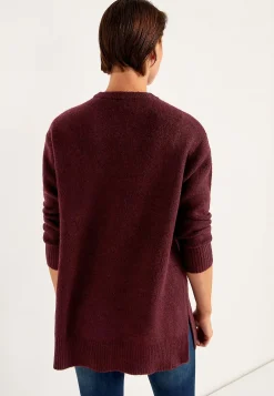 Strikket tunika med slidser | Cellbes