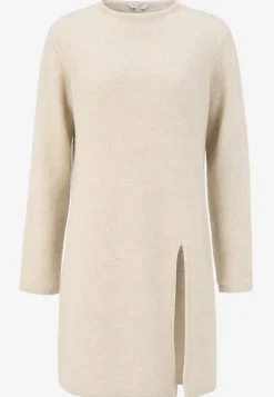 Strikket tunika med slids