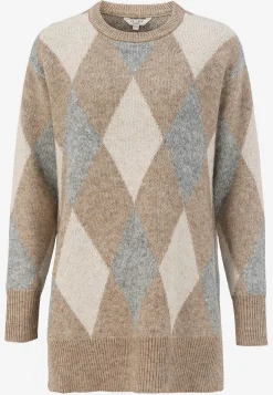 Strikket tunika med slidser | Cellbes