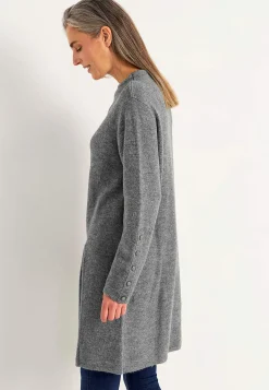 Strikket tunika med slids