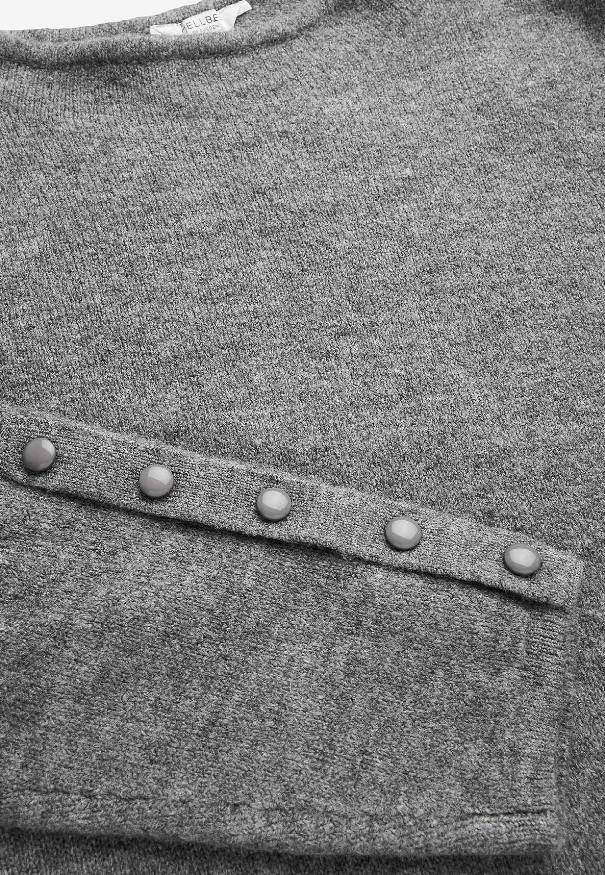 Strikket tunika med slids