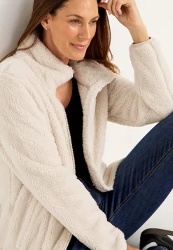 Superblød fleecejakke