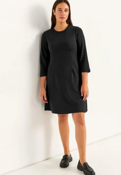 Superblød jerseykjole i modalmiks