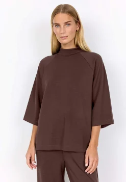 Superblød jerseytop med lav rullekrave | Cellbes