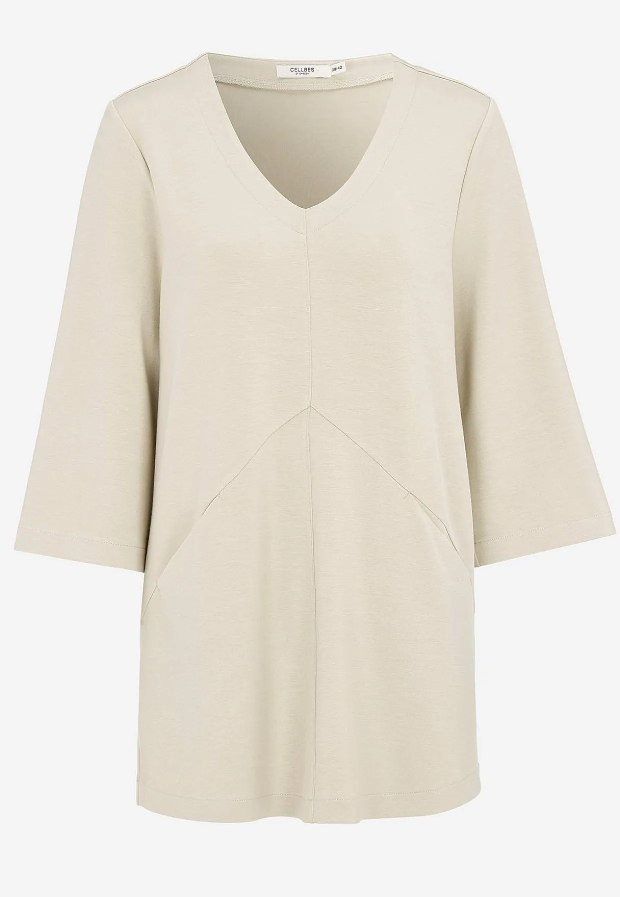 Superblød jerseytunika med lommer