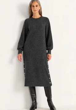 Superblød kjole med knapper Beata